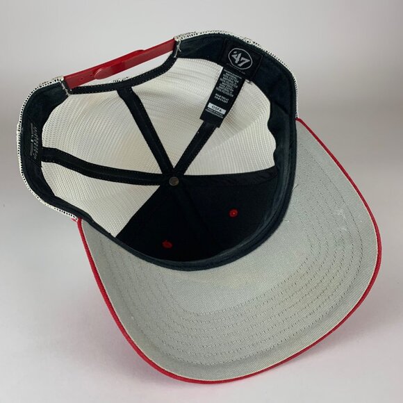 Cincinnati Reds MLB Red White 47 Brand Snapback Trucker Hat - Picture 4 of 6